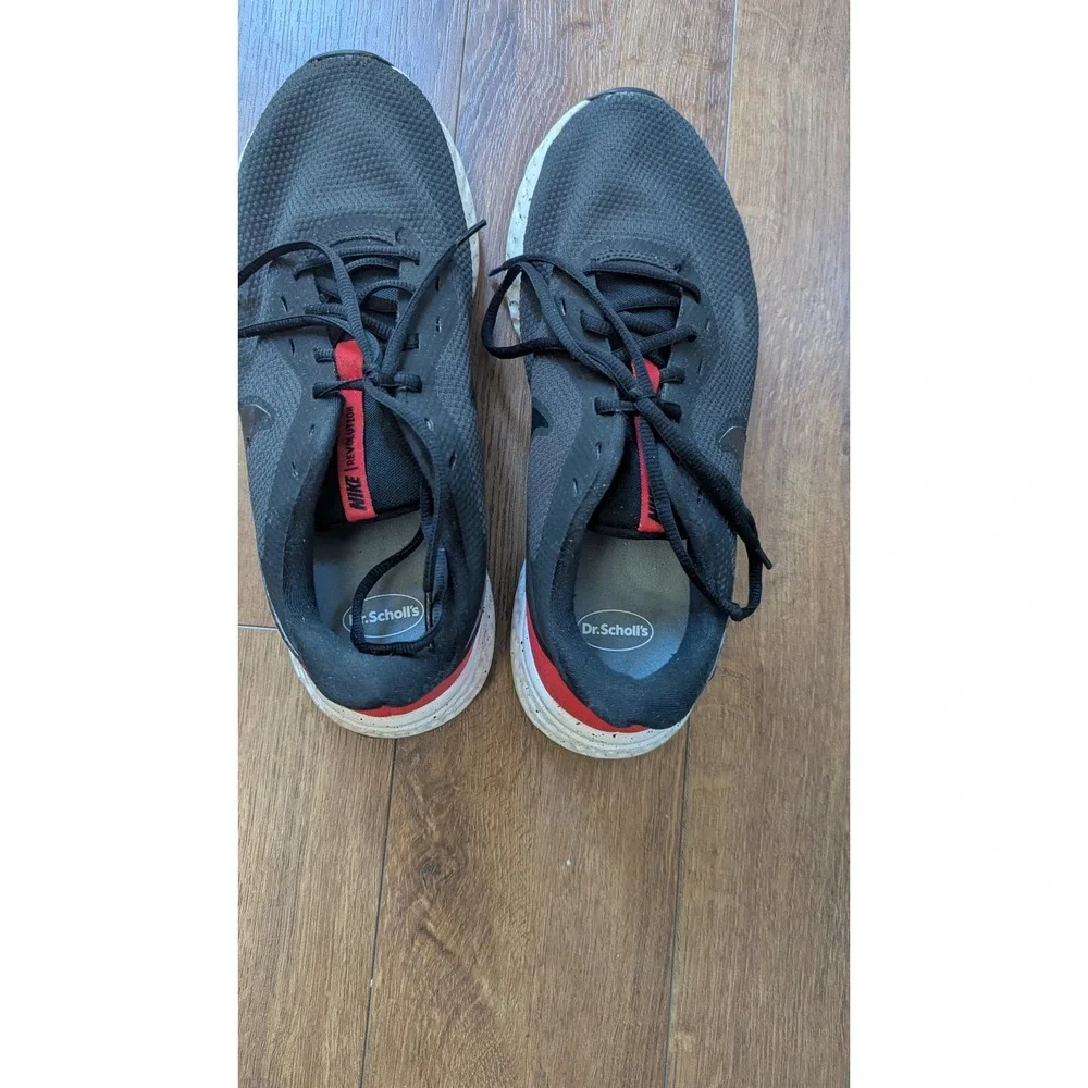 Nike Revolution 5 Mens Running Shoes Black Red Speckled BQ3204-001